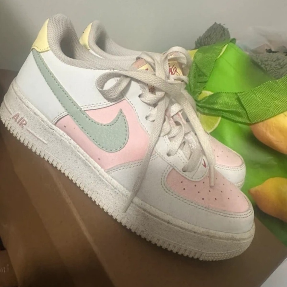 Nike Women's Pastel Sneakers - Pink, Green, Yellow, White